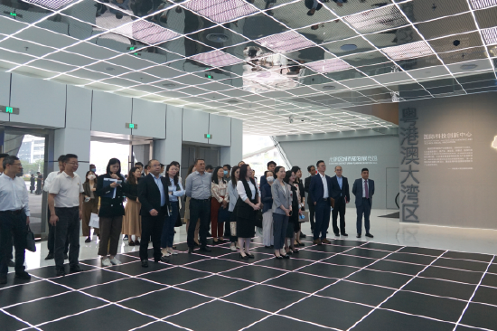 深圳银保监局党委委员、副局长陈飞鸿带队前往光明区城市规划展览馆参观调研