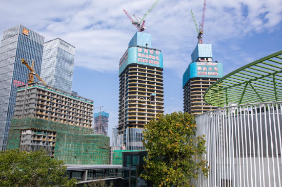 深铁前海时代总部中心正在稳步建设中