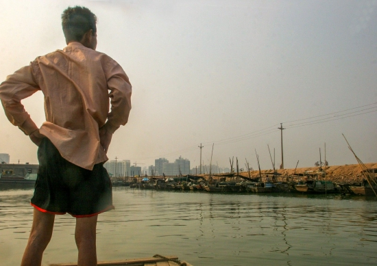 深圳蛇口东角头码头，2005年8月