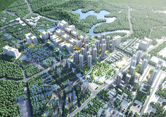 龙华区国际医疗器械城产业片区效果图,图源:深圳龙华公众号