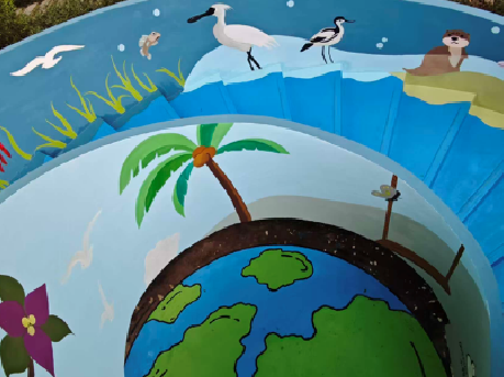 深圳居民联手创作生态墙绘