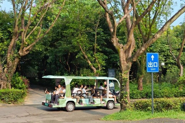 莲花山公园观光线开通，上下山更方便！