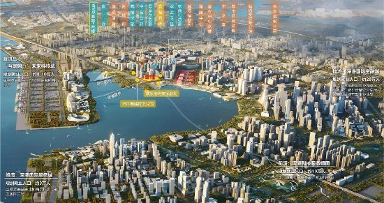 宝安中心区规划。图源:市规划和自然资源局宝安管理局