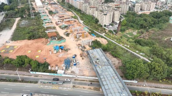 东部过境拆除现场