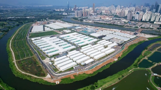 中央援港应急医院和落马洲方舱设施