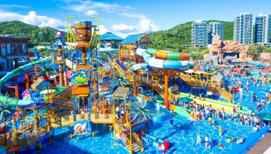 中信金沙湾水世界中信金沙湾项目效果图在深圳文博会上,中信金沙湾