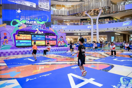 迪卡侬“跳绳小达人”挑战赛现场