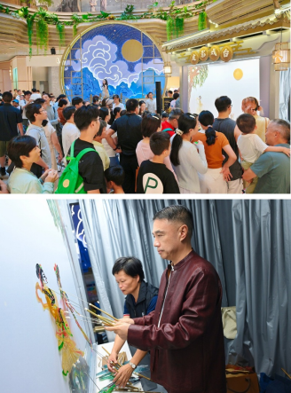 图：K11 ECOAST “月下皮影剧场”让非遗皮影戏走进生活