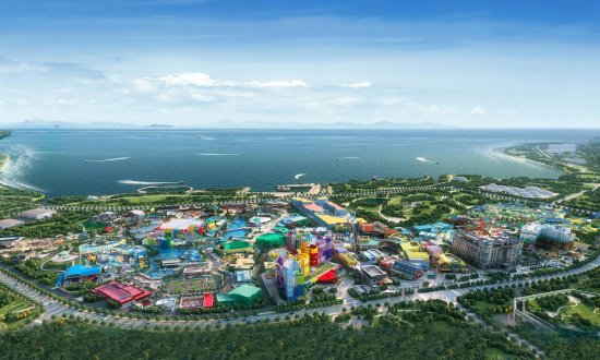 深圳乐高乐园度假区概念图（度假区最终呈现效果以实际为准）