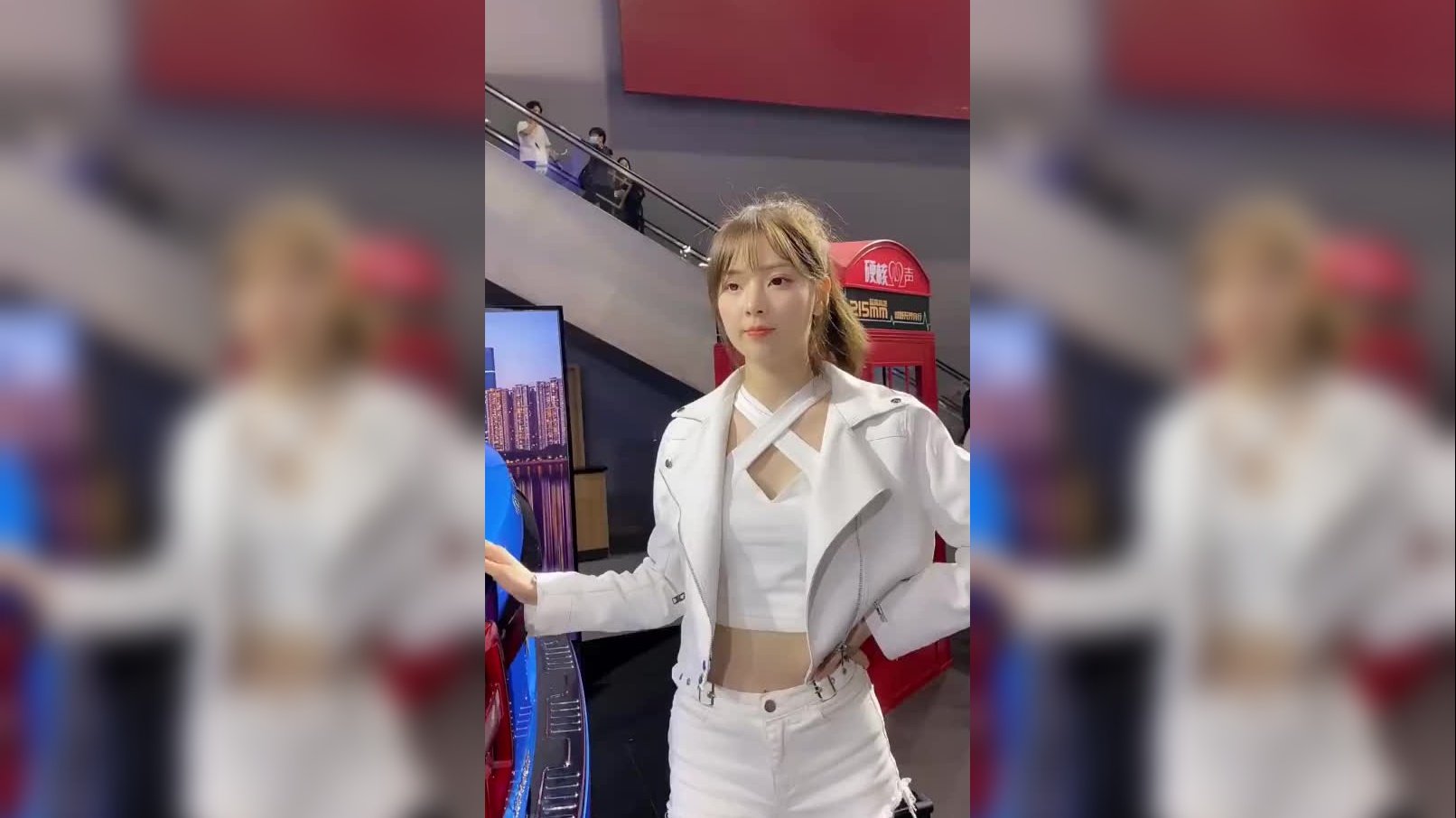 吴佩频道:这辆旗舰汽车正在对齐灯厂