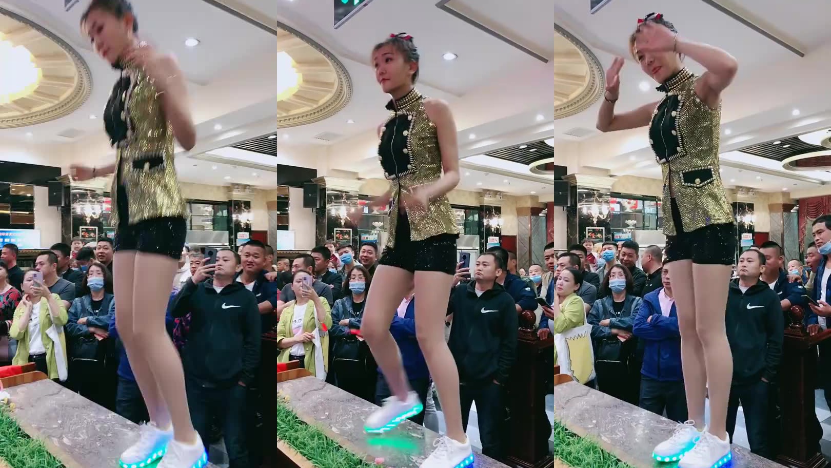 金刚山烧烤店头牌蕊蕊被这么多拍摄