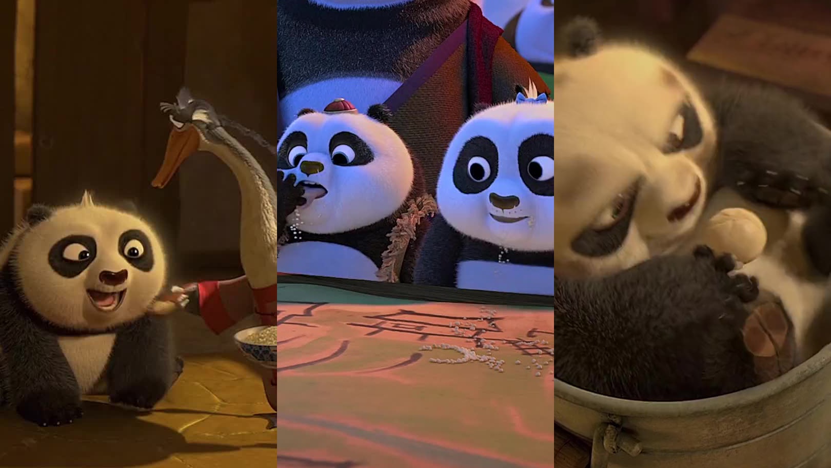 熊猫宝宝实在太可爱了,绝对是吃货,功夫熊猫