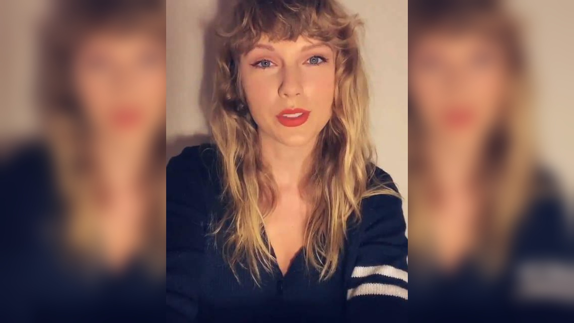 视频:"霉霉"泰勒·斯威夫特亮相薇娅直播间 向中国粉丝送祝福