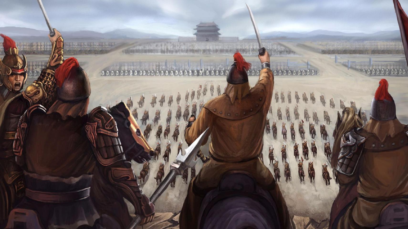 战争开始,场面实属震撼人心,军人精神