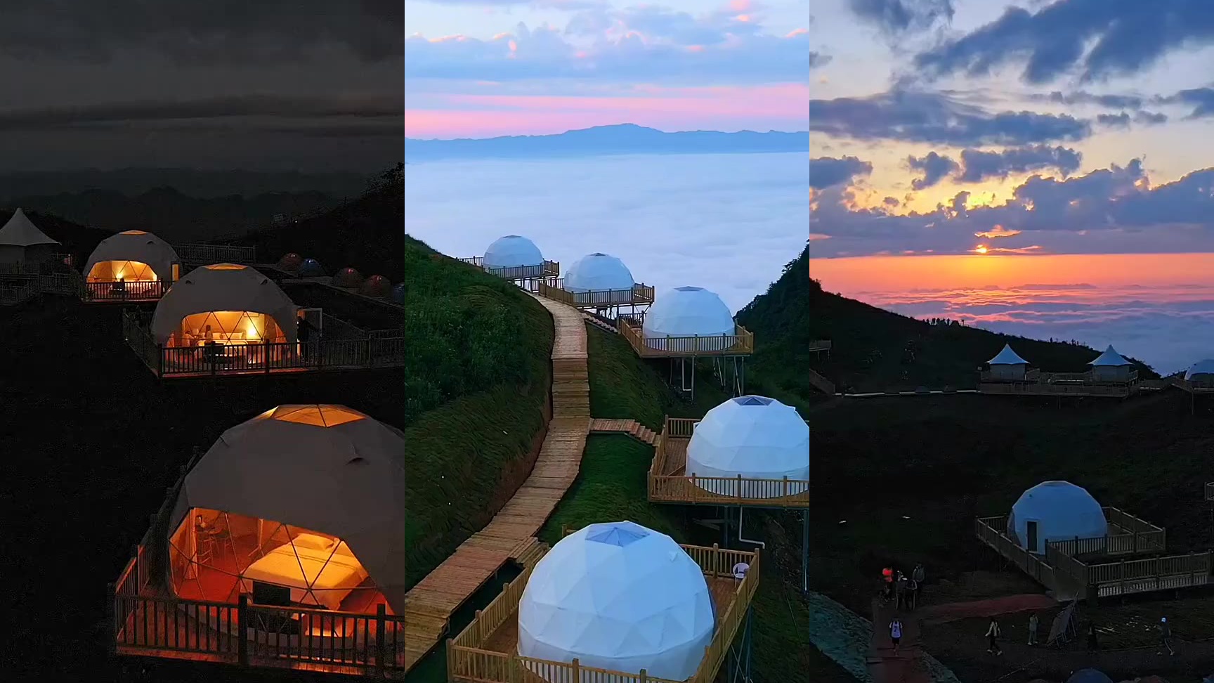 网红315国道一房难求游客搭帐篷:最坏打算是睡加油站