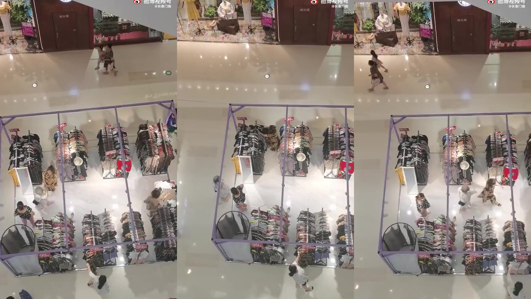歌莉娅服装某门店女士试衣间现摄像头