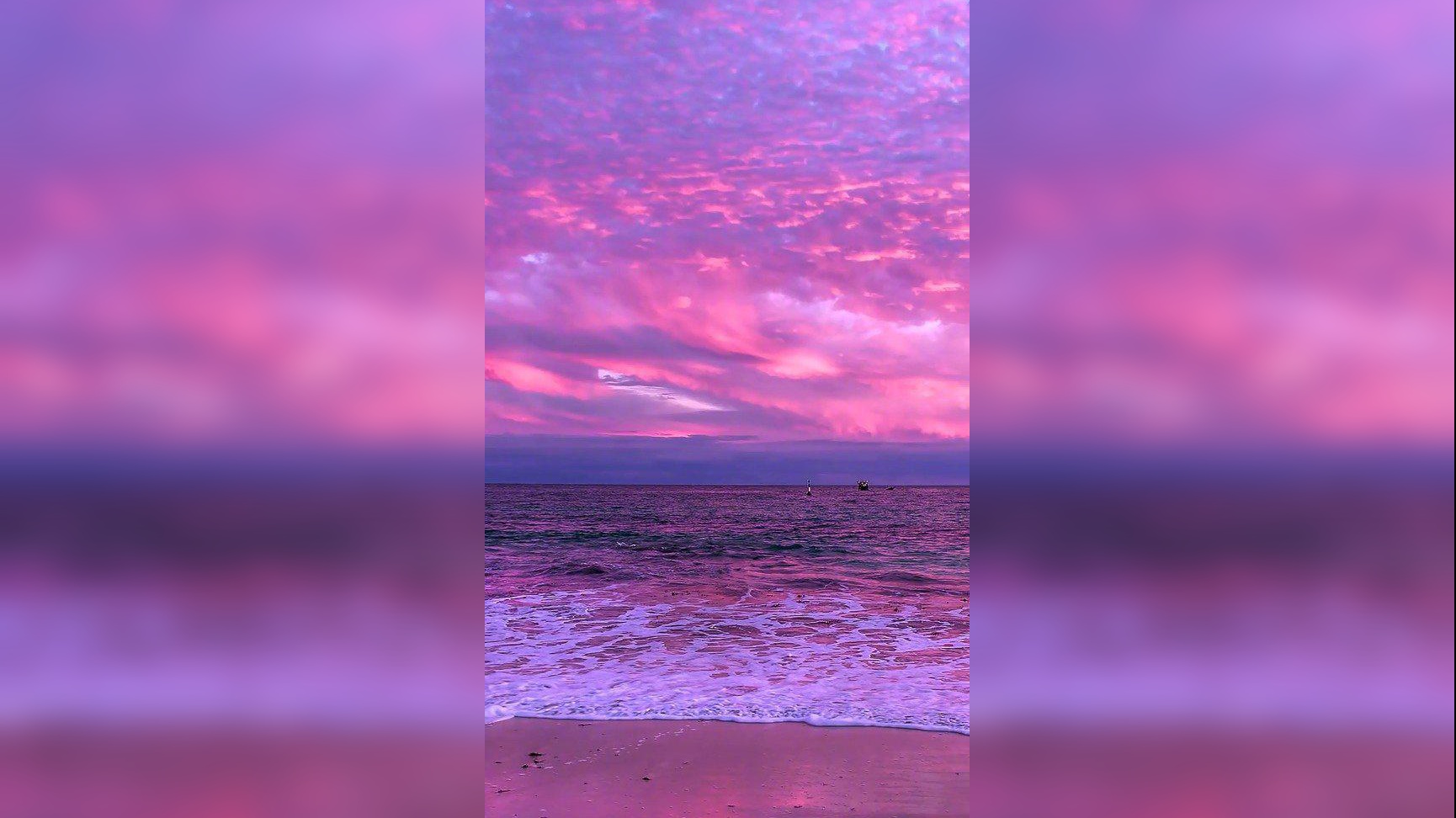 北京金粉色晚霞你看到了吗?