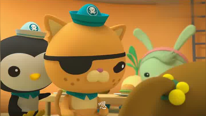 海底小纵队:章鱼堡客人,是达西西妹妹卡西西,和大家共进午餐