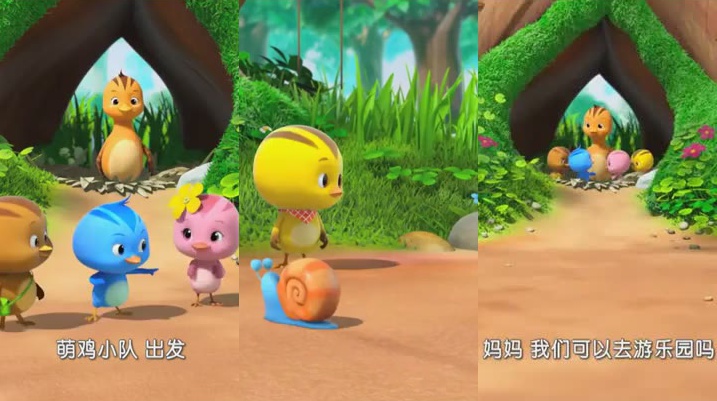 萌鸡小队:小蜗牛有个梦想,要爬到最高的树上,不靠任何人的帮助