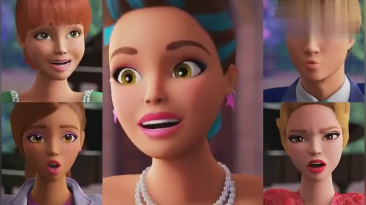 芭比之皇室摇滚:公主对歌曲不满,艾瑞卡和她争吵,一气之下走了