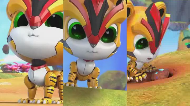 猪猪侠,失去超星核的铁拳虎,遭到猪猪侠的嫌弃,都不带他出门了