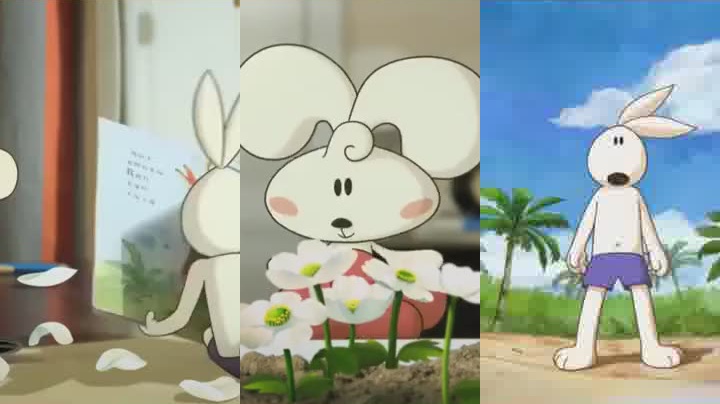 功夫兔:菜包狗踩到兔蛮蛮,被功夫兔一脚踢飞,是真爱没错了!