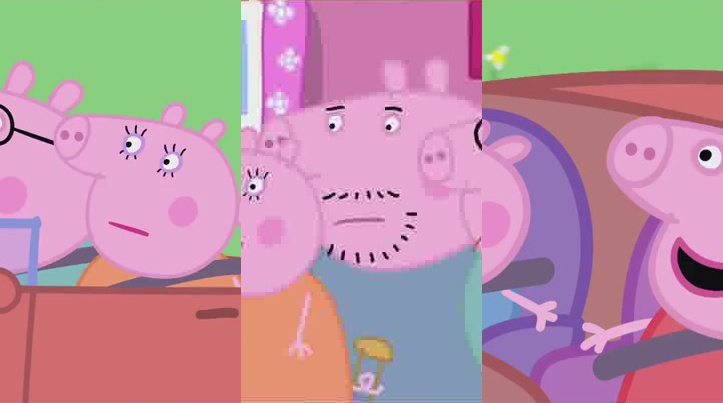 小猪佩奇,猪爸爸还说猪伯伯呢,自己和哥哥,简直一模一样!
