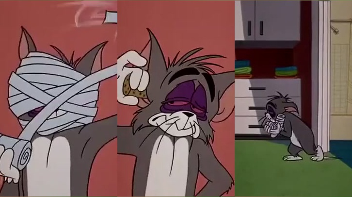 猫和老鼠:杰瑞真厉害,喝了牛奶变强壮,连汤姆都不是对手