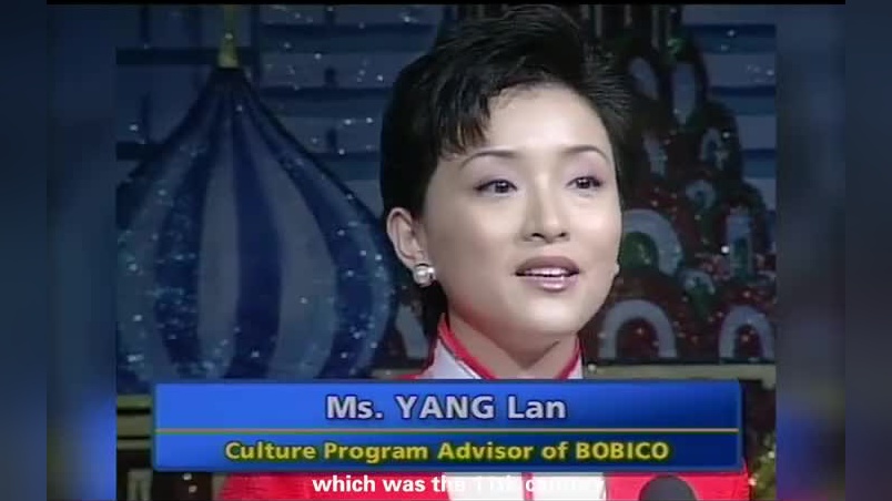 杨澜2001年在莫斯科进行申奥陈述