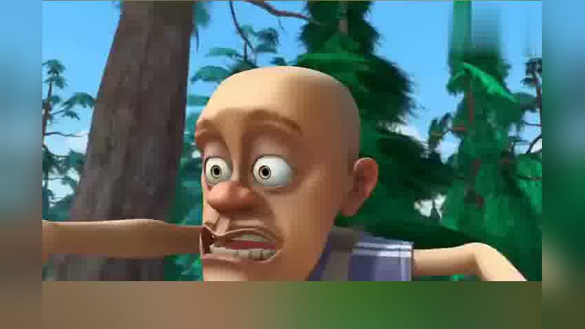 熊出没:光头强懵了,自己家具都毁了,谁干的好事