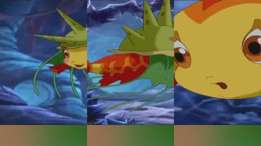 小鲤鱼历险记:鲶鱼长的太丑了,嘴巴长这么大,看着就害怕