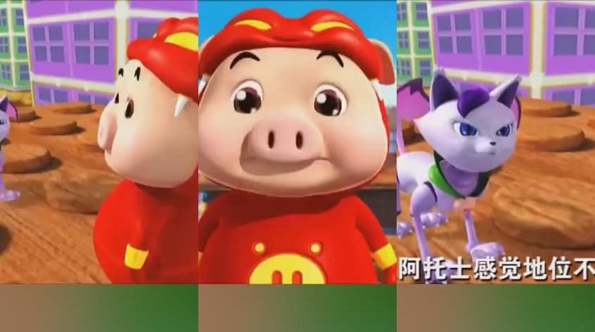 猪猪侠:糟糕了,猪猪侠相信了女巫摩尼的话,要去学黑暗拼装术了