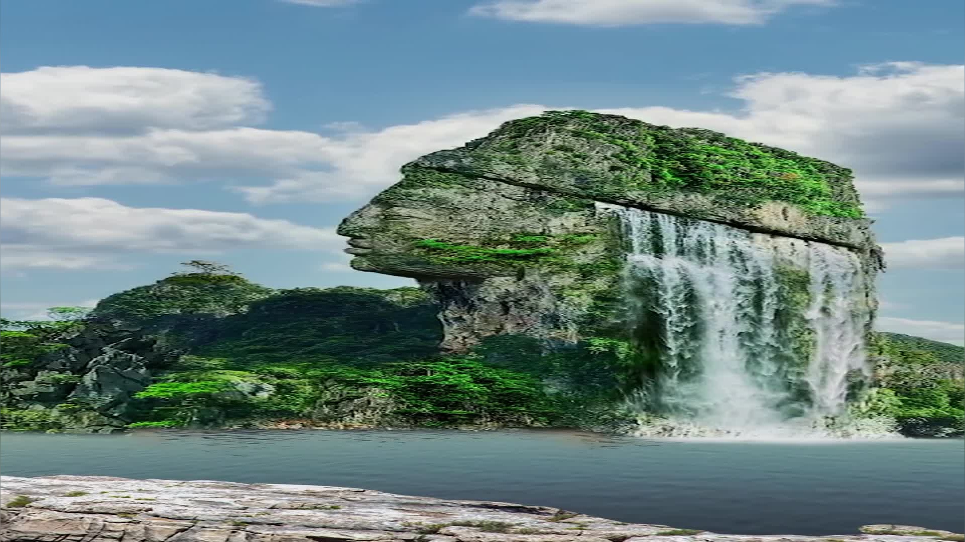 赤峰老哈河上的玲珑 "玉瀑"_手机新浪网