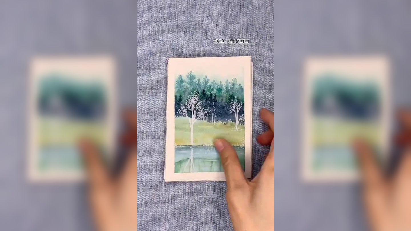 "鲁本斯歌剧水彩"简单试色 小小福利:转发