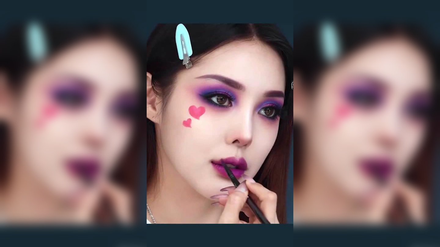 女团dia成员恩彩舞台妆