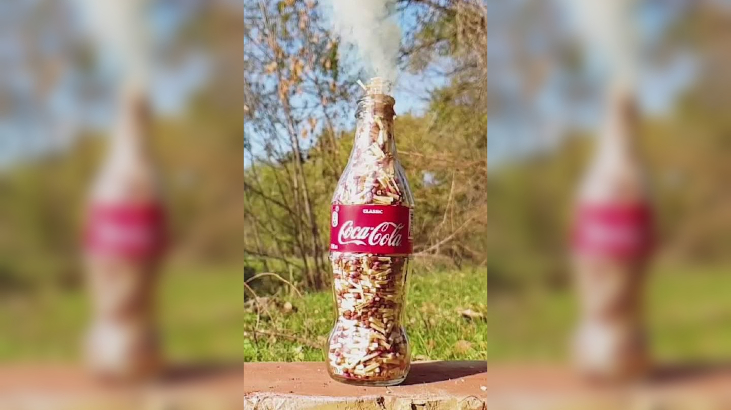 30000根火柴拼成的巨型烟雾弹能遮天蔽日吗