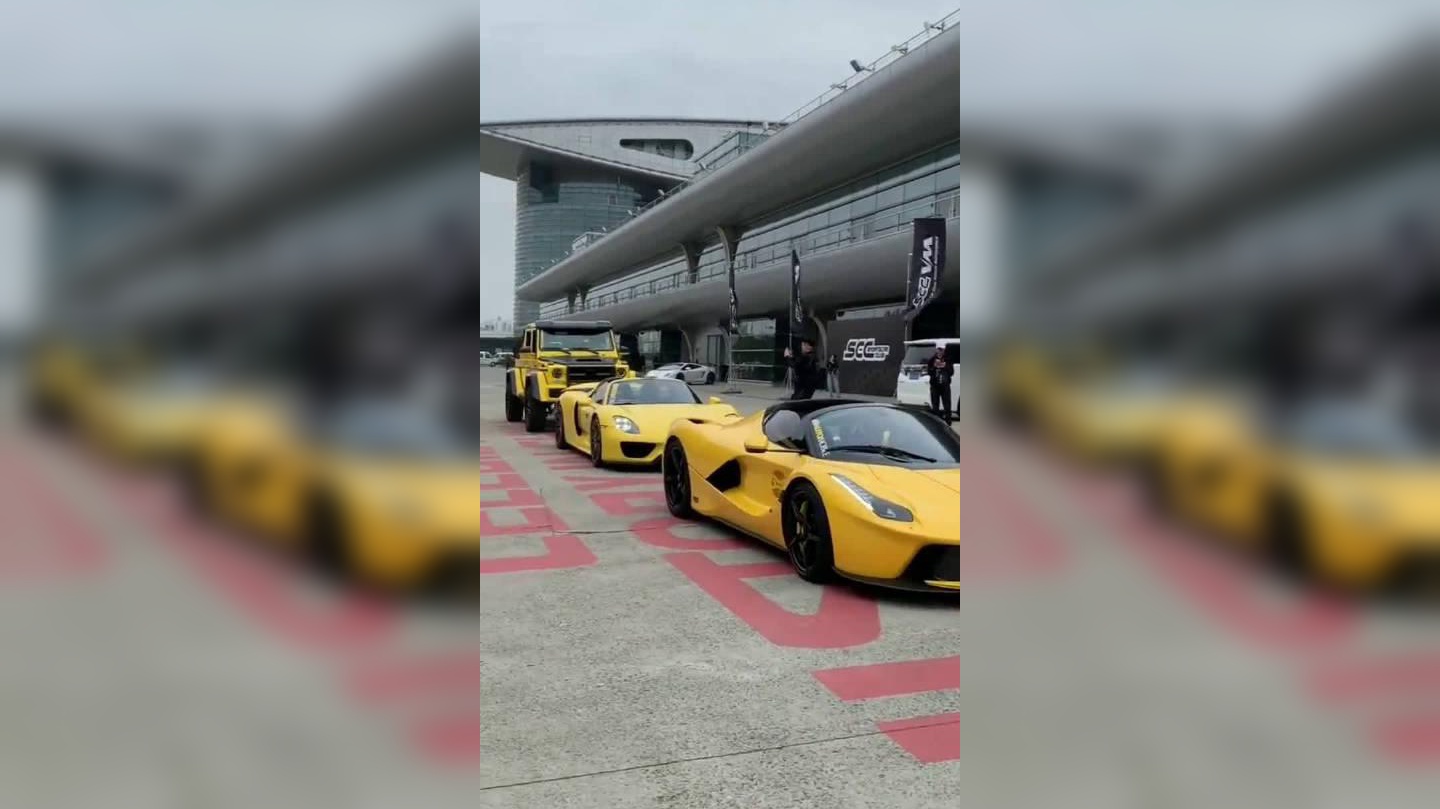 上海百亿发公子亲自开半亿神车拉法上赛