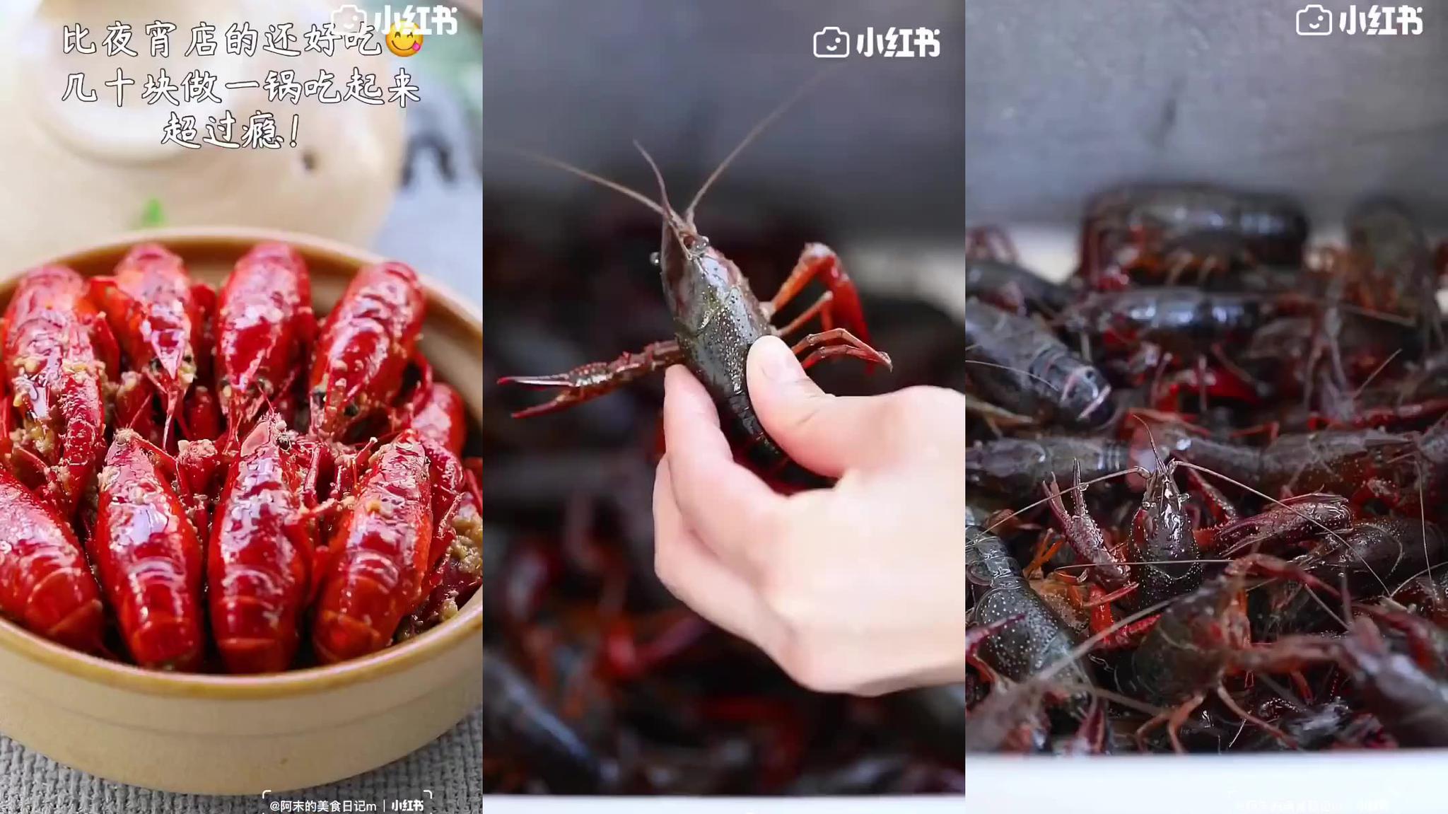 胖妹做蒜香小龙虾,懒人做法味道香,差点把手夹没了