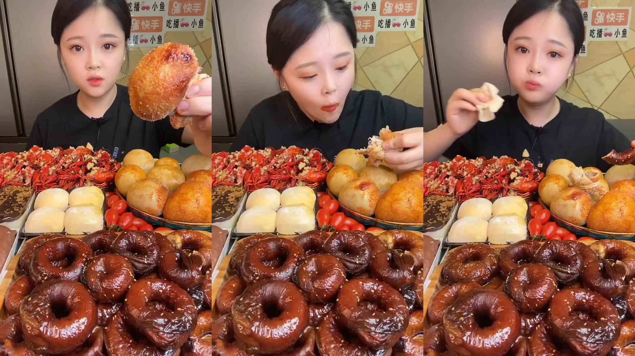 童颜小妹妹: 网红羊肚包羊脑还有蒜蓉小龙虾
