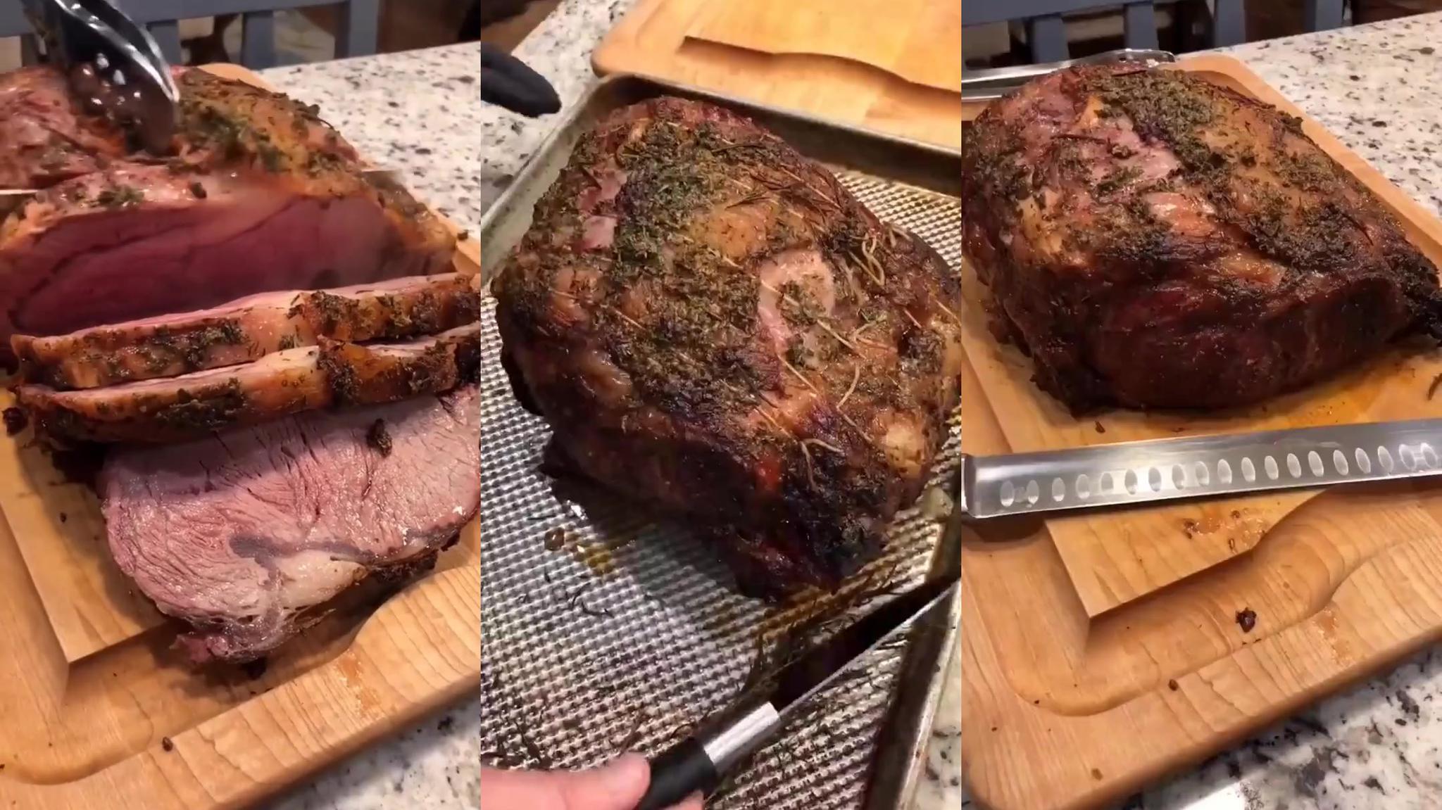马达加斯加的瘤牛肉堪比天价猪肉热情好客的摊主拿着刀讲着价格