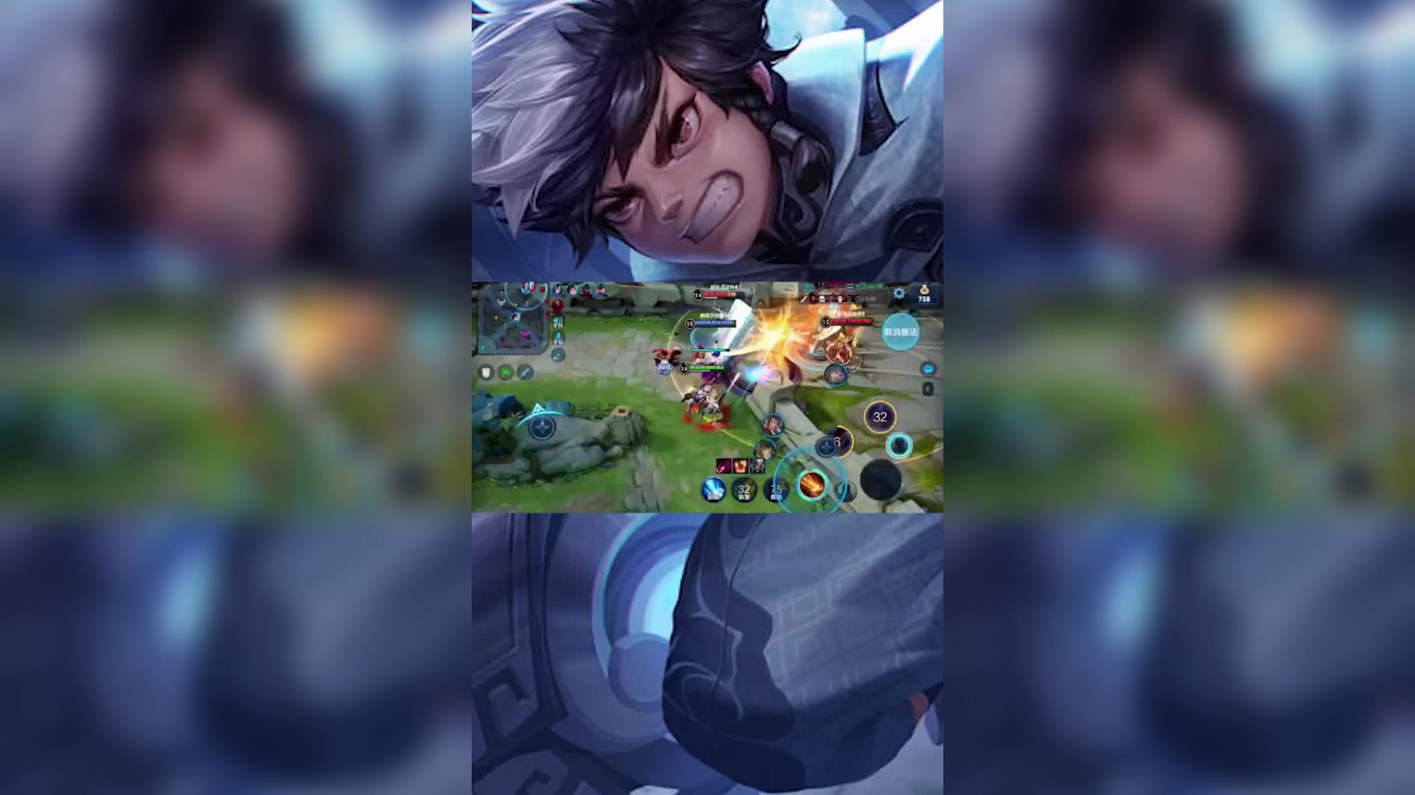 国服蒙犽全图轰炸模式开启瞬间四杀这伤害舒服了吗