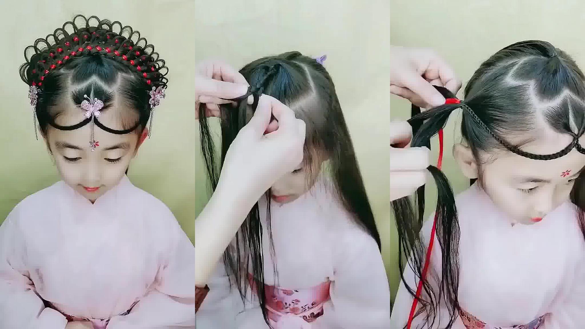 "桃心髻"我爱了