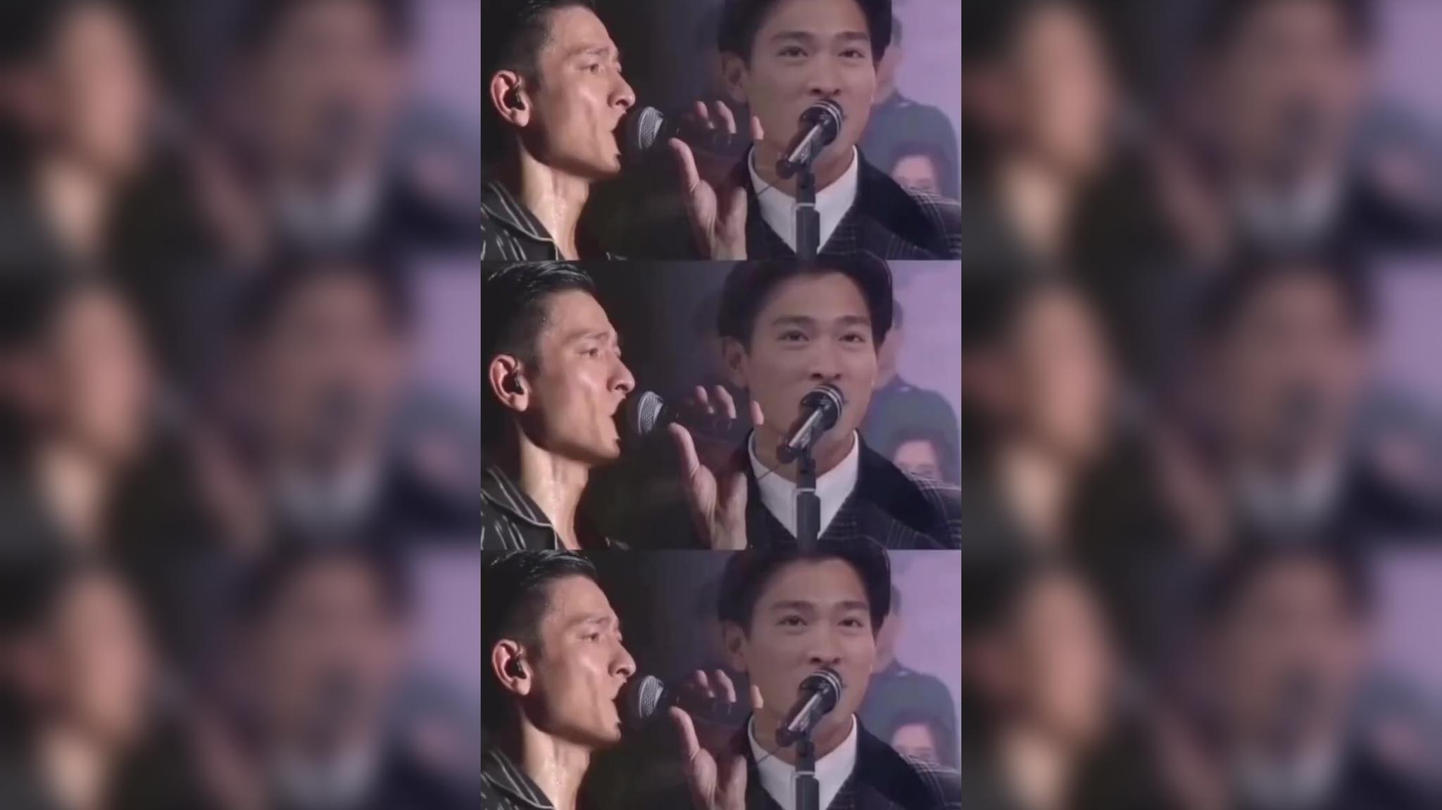 郭富城和陈奕迅拼了,一大盘辣椒下肚还干了一瓶二锅头,猛!