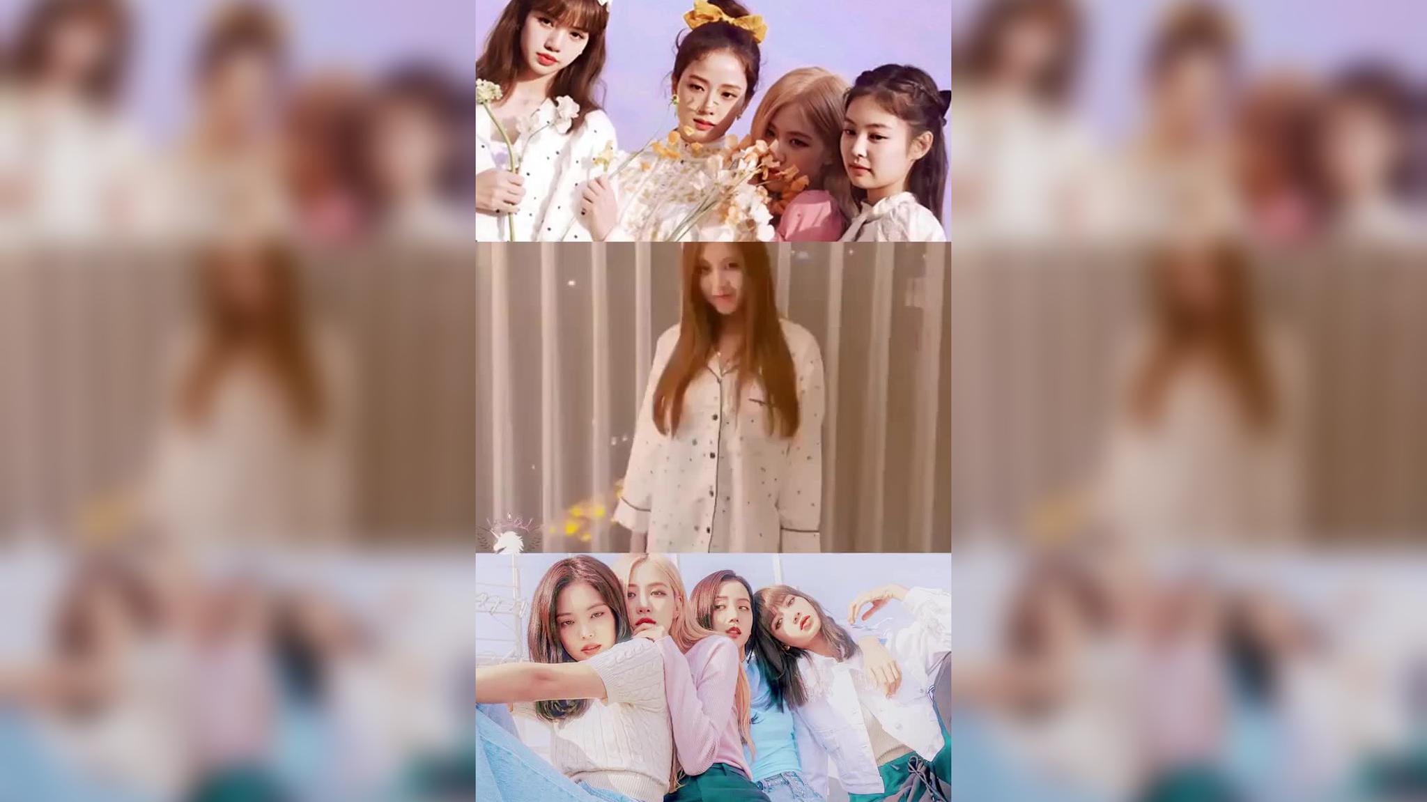 blackpink线上演唱会上lisa唱歌片段