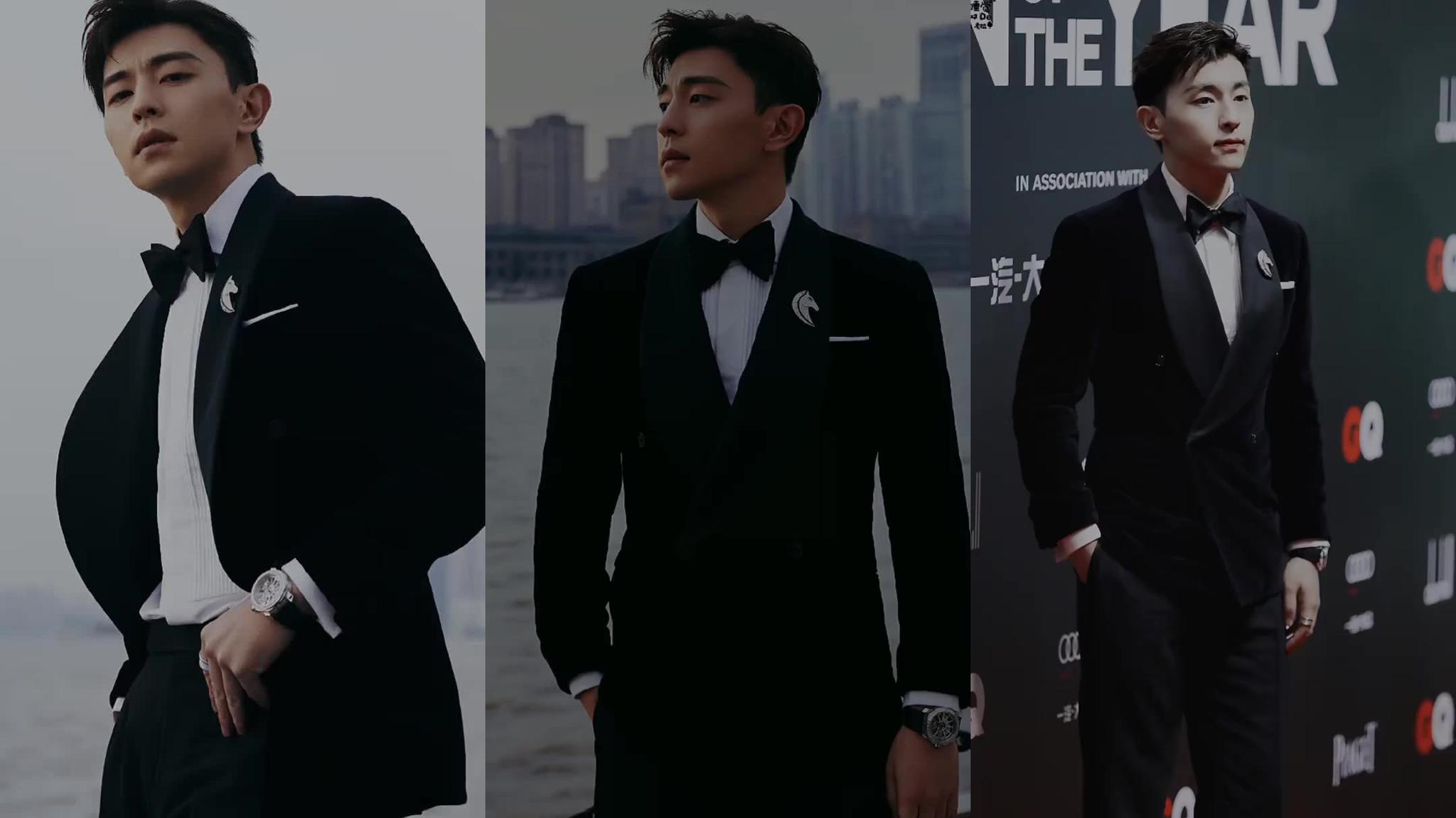 刘宪华晒海边精致侧颜照酷帅有型风景美如画