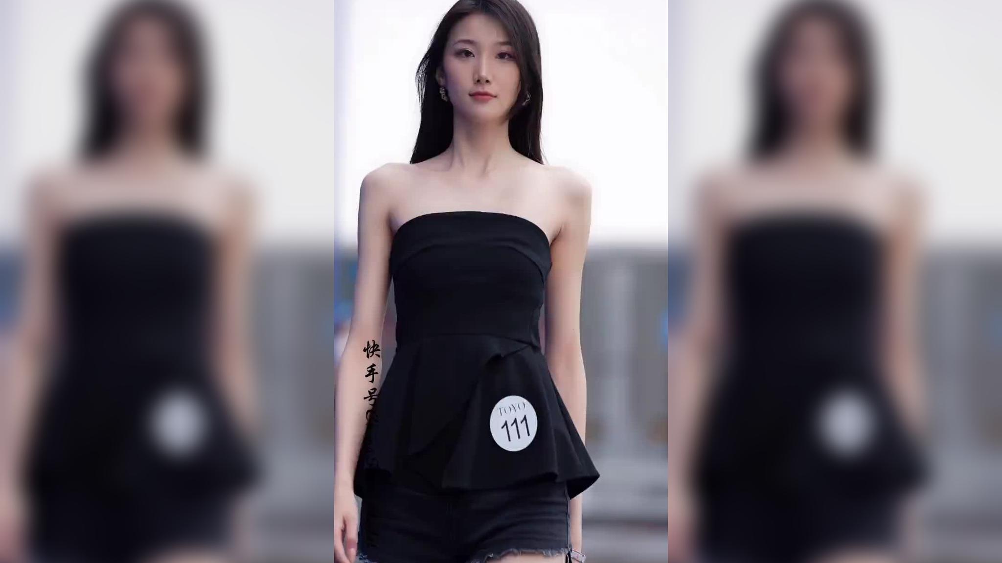 超模中国: 模特面试——职业模特申雪,身高178㎝