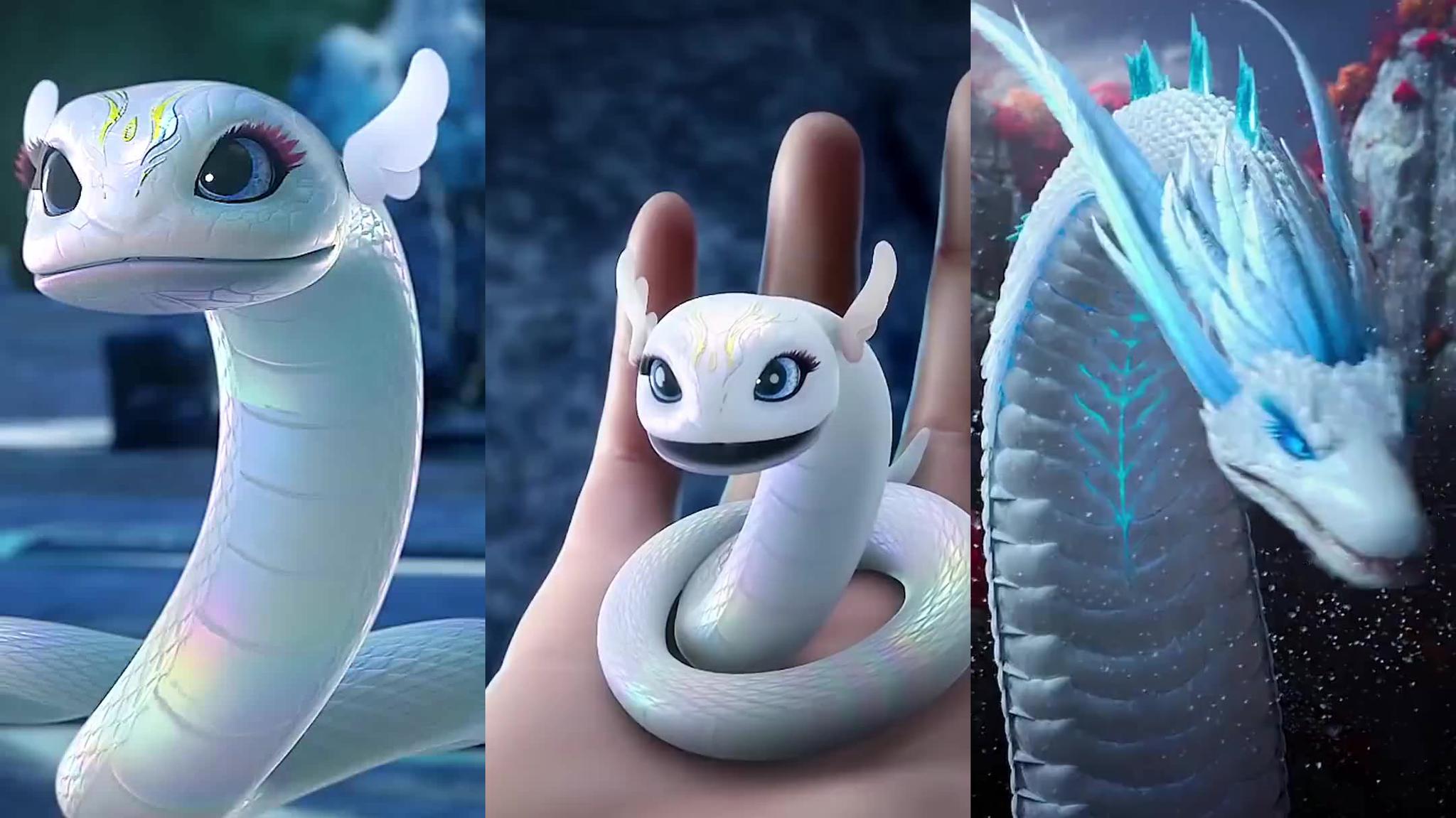 白蛇缘起和七彩吞天蟒,这俩谁更可爱,我还是喜欢后者!