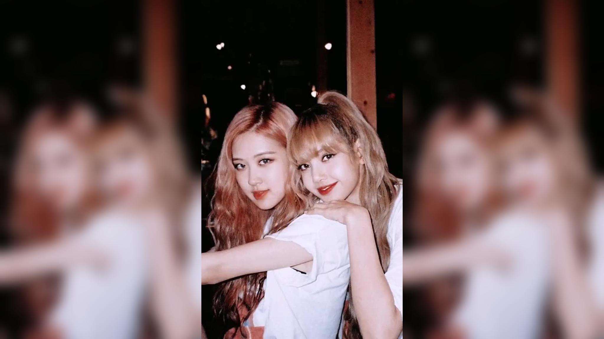 rosé 为lisa庆生,五花肉嘴角逐渐放肆