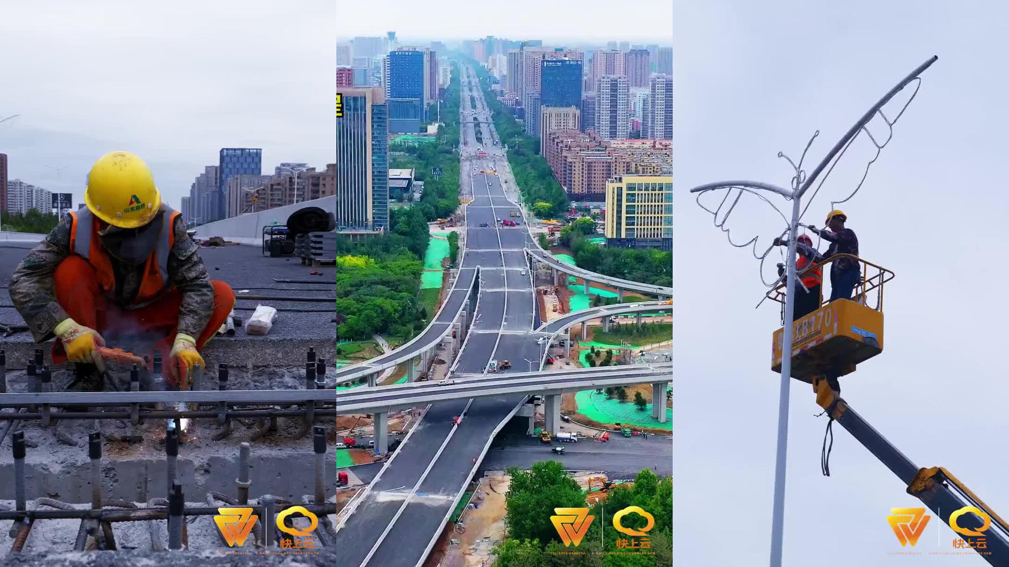 5月20日,潍坊市北海路通亭街"大转盘"改造工程建成通车!