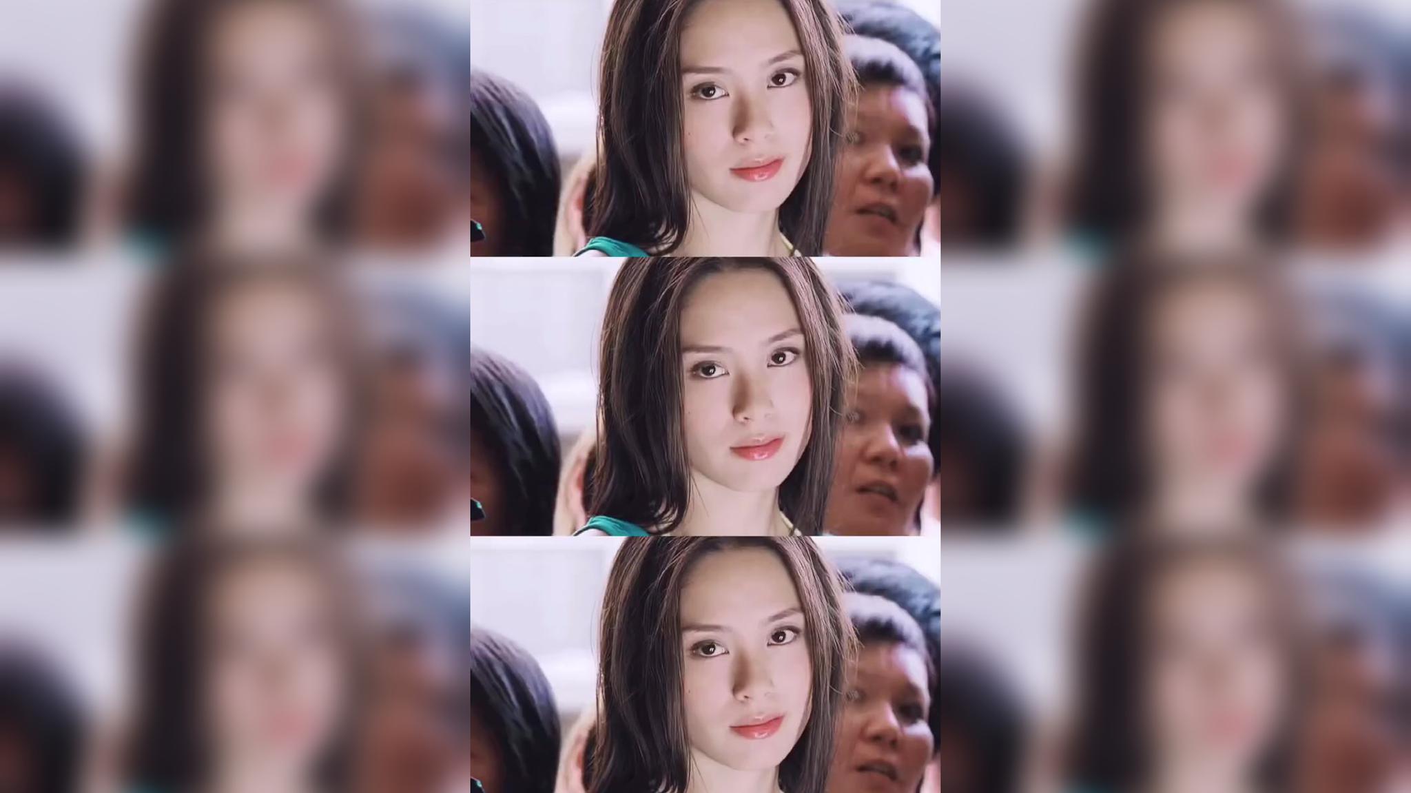 不要看现在的阿娇这么胖 她年轻的时候就是颜霸的存在